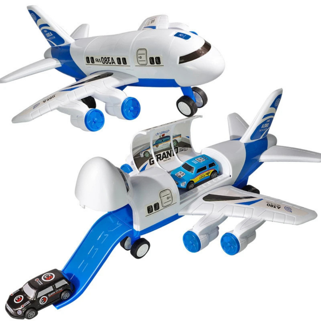 Playset Avion Garage Jouet Enfants Avion Ouvrable avec 4 Voitures Piste Playset Avion Garage Jouet Enfants Avion Ouvrable avec 4 Voitures Piste