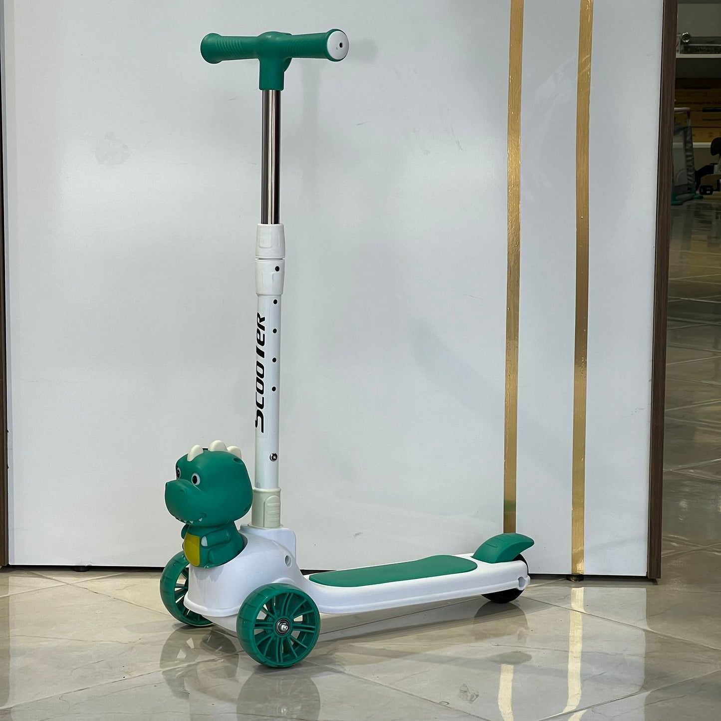 Trottinette Enfant à Tête de Dinosaure