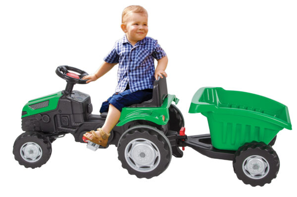 Tracteur à Pédales avec Remorque pour Enfants