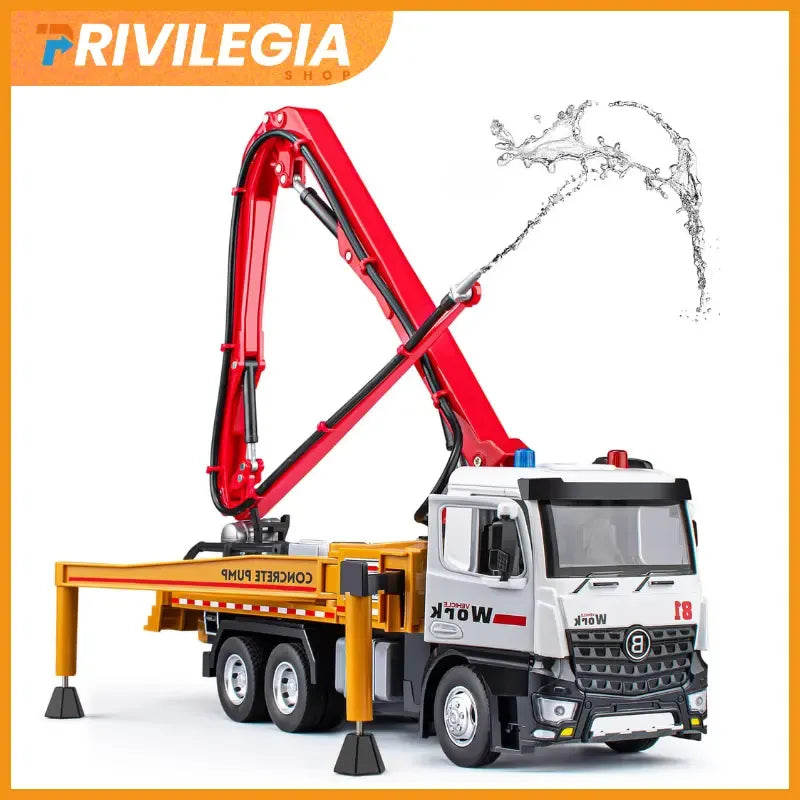 Camion Pompe à Béton Réaliste
