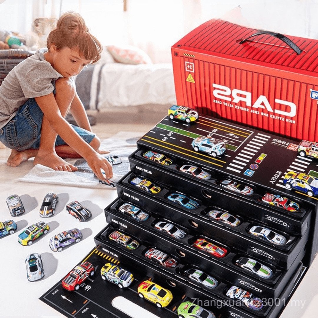 Coffret de 48 Voitures de Course