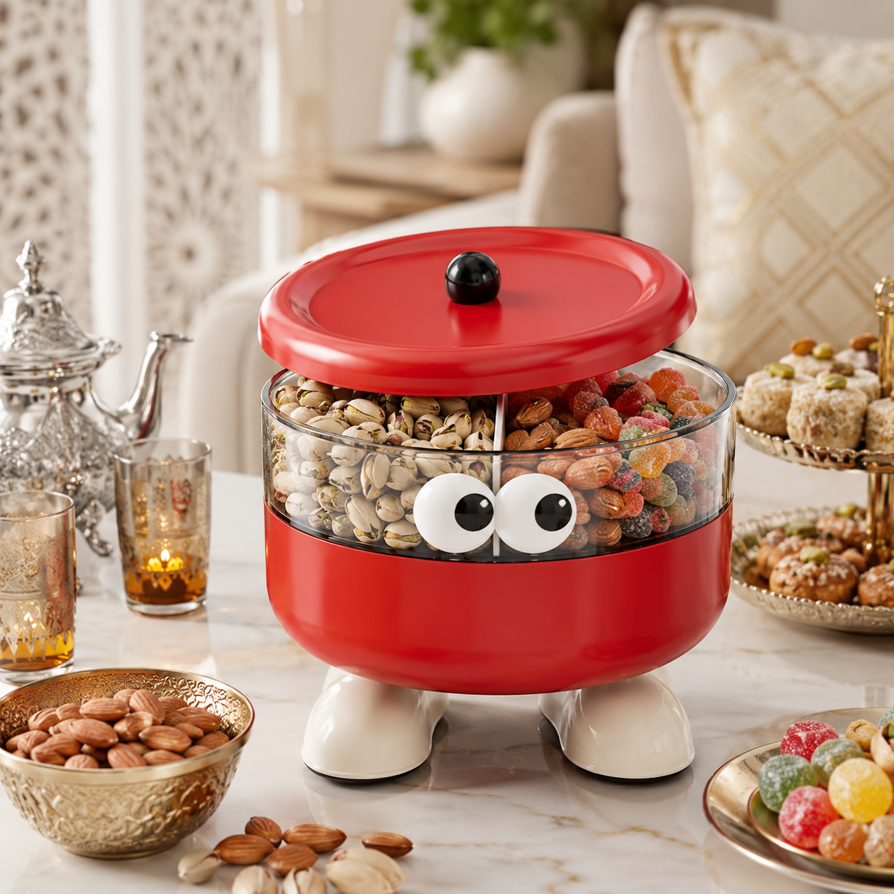 Organisateur de Gâteaux et Fruits Secs