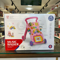 Trotteur Pousseur Musical 2-en-1