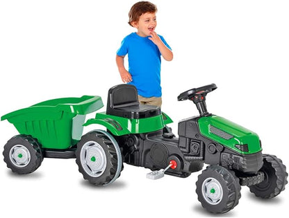 Tracteur à Pédales avec Remorque pour Enfants