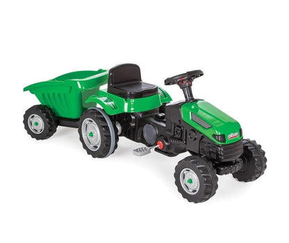Tracteur à Pédales avec Remorque pour Enfants