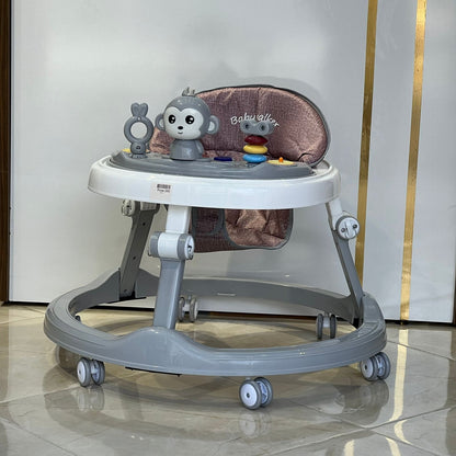 Trotteur Bébé Pliant avec Jouets Interactifs