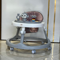 Trotteur Bébé Pliant avec Jouets Interactifs