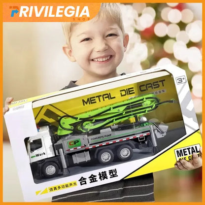 Camion Pompe à Béton Réaliste