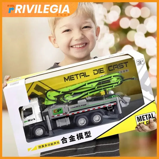 Camion Pompe à Béton Réaliste
