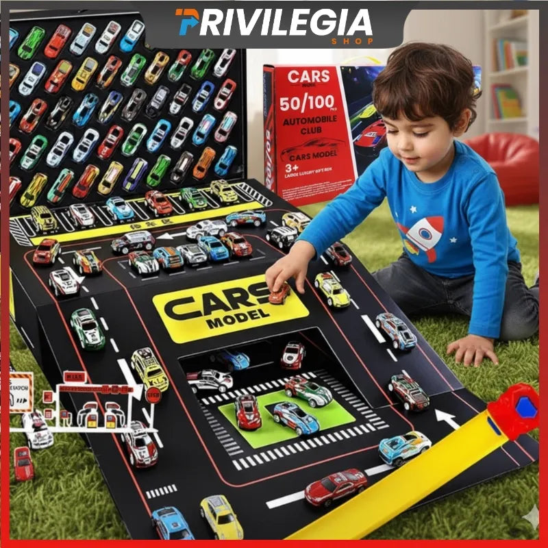 100 Voitures de course Métal