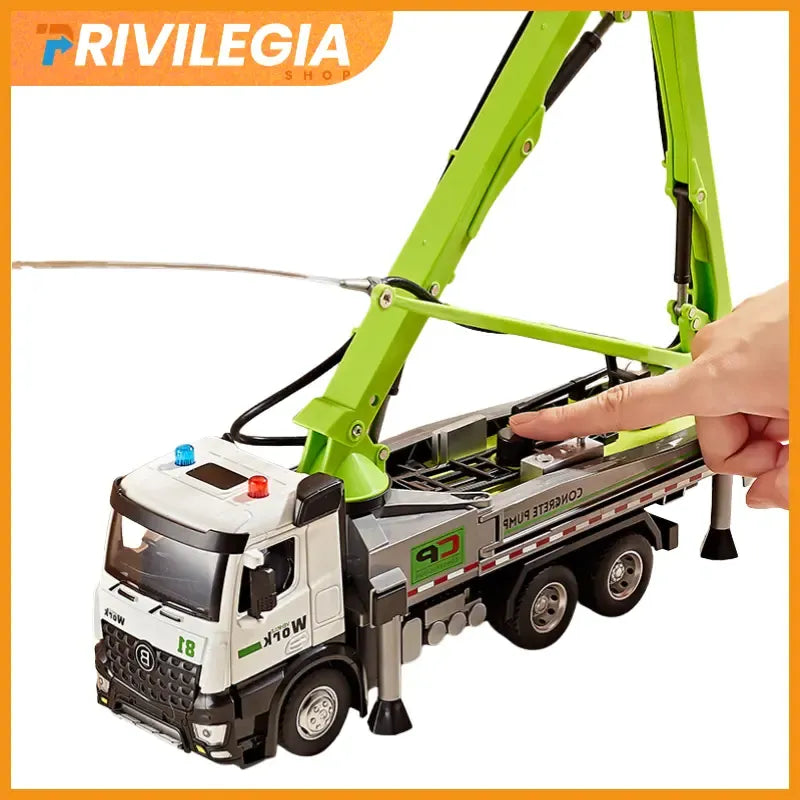 Camion Pompe à Béton Réaliste