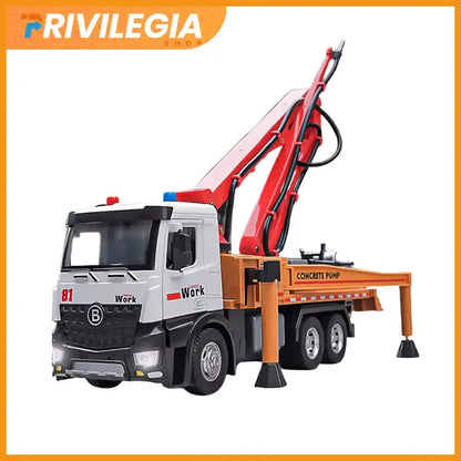 Camion Pompe à Béton Réaliste