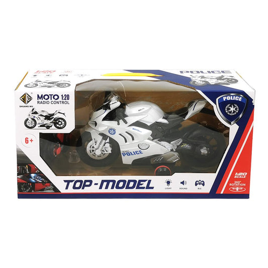 Moto de Police Télécommandée